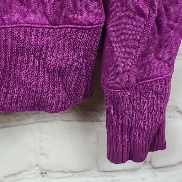 Splendid Women’s Super Soft Jersey Ombre Orchid Dip Dye Sweatshirt Pullover Top - Picture 8 of 8